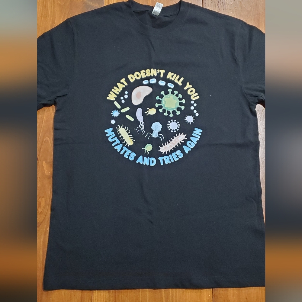 Unisex Black Graphic T-Shirt
